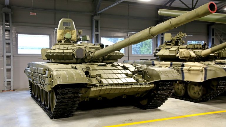 Российский модернизированный Т-72А  в Парке Патриот