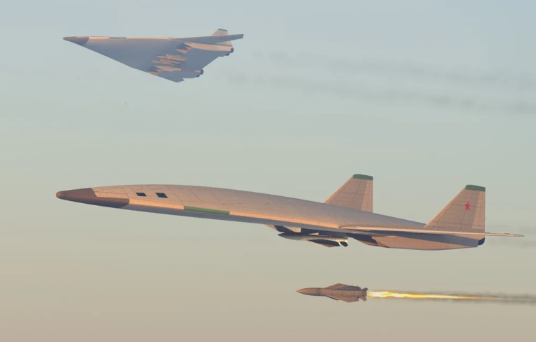 Т-4МС запускает Х-45. Очень популярный в сети рендер