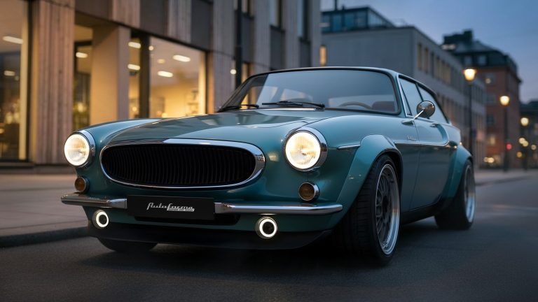Реальный рестомод Volvo P1800 ES Norrsken 
