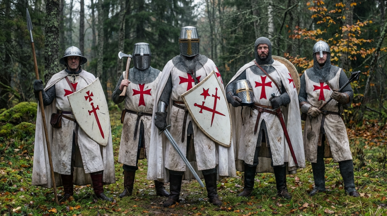 Ливонские рыцари ордена Меченосцев