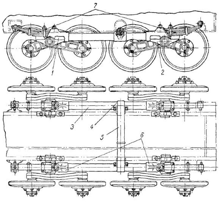 Подвеска трактора ТДТ-40