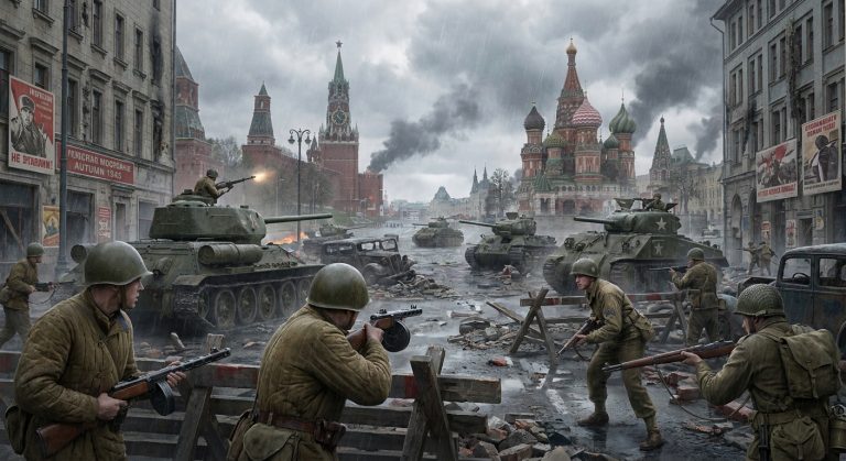 Уличные бои в Москве
