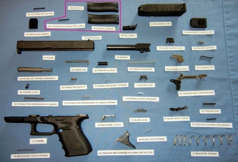 пистолет Glock 17 - 33 детали