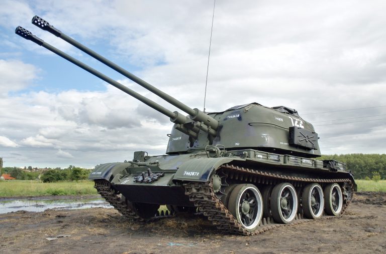 ЗСУ-57-2 50-х годов прошлого века