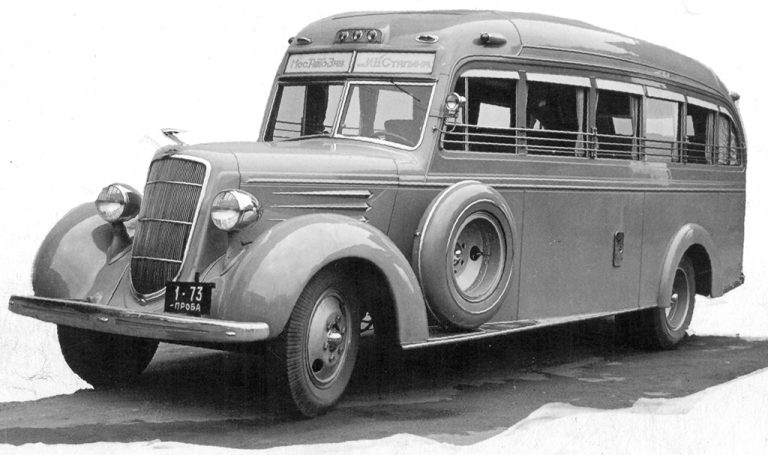 Вариант ЗИС-Люкс на двухосном автобусном шасси ЗИС-8, 1935 г.