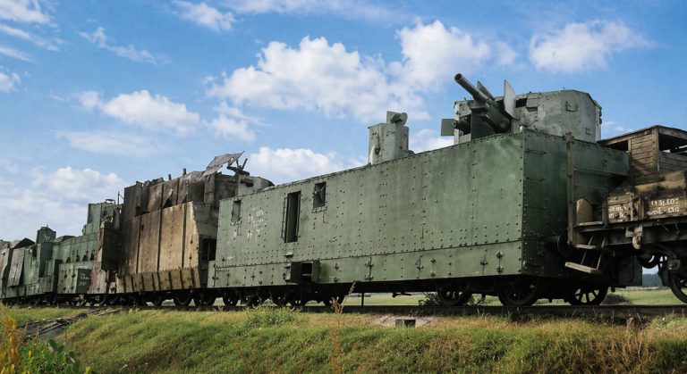 Тяжёлая бронеплощадка в составе БП-35