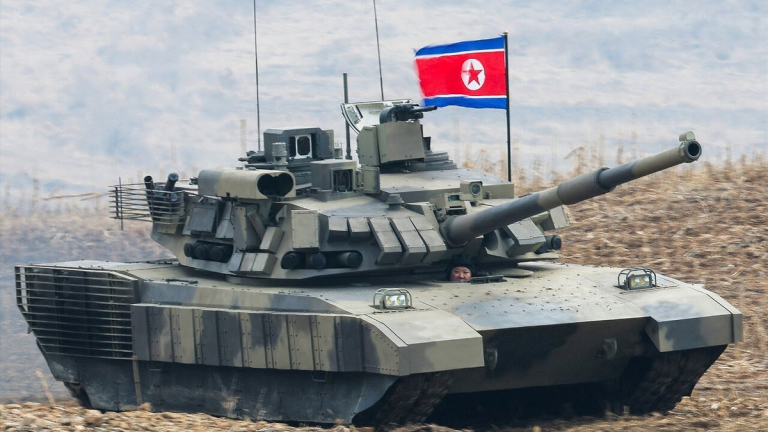 Ким Чен Ын лично испытывает танк