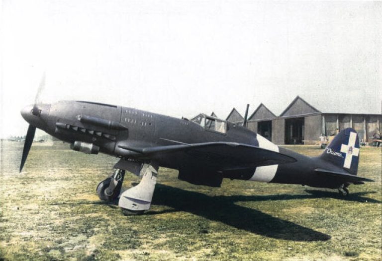 MC.205N-2 - второй вариант "Орионе" с чисто пушечным вооружением