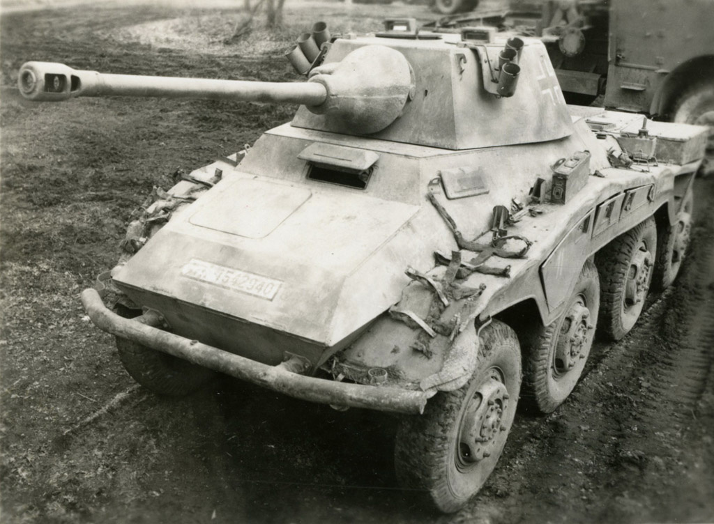 Sd.Kfz.234/2 дебютировал в Нормандии