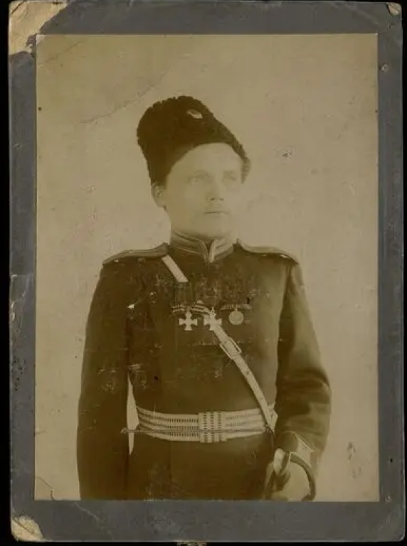 Будущий атаман в 1907 году
