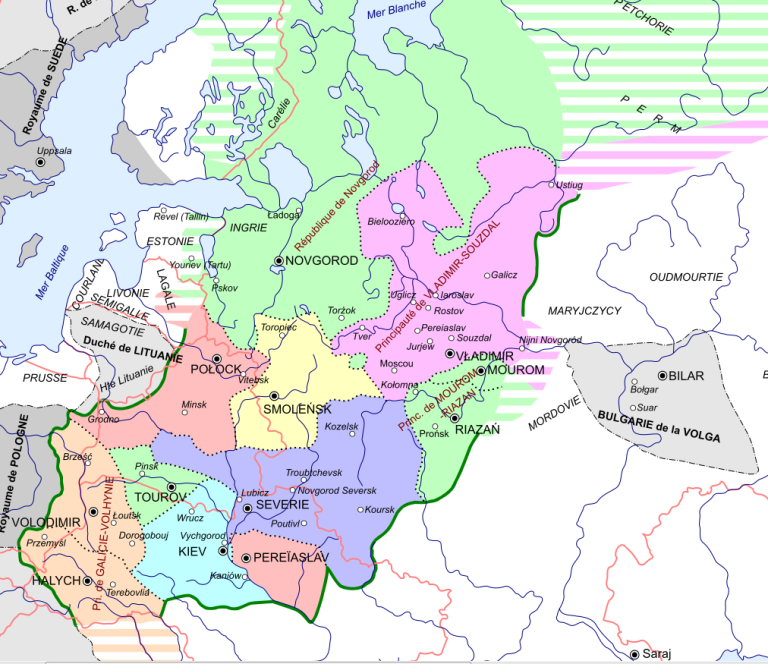 Волжская Булгария на карте