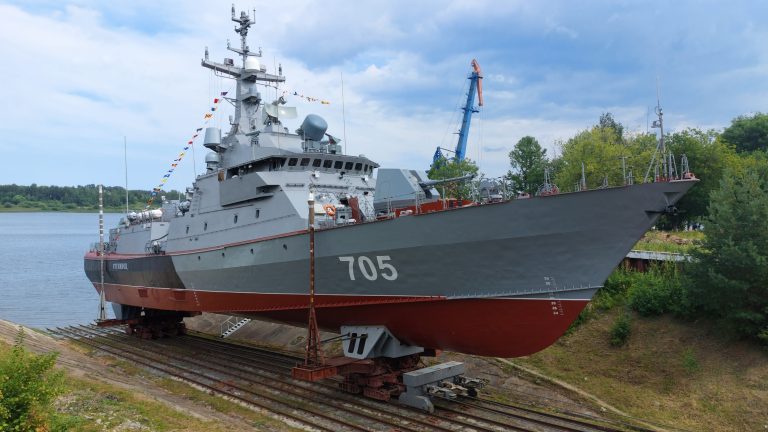Спуск на воду катера Проекта 12418, 2023 год