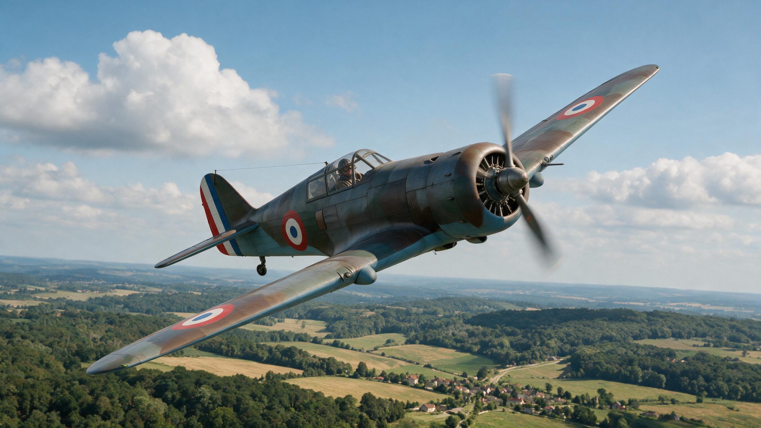 так мог выглядеть принятый на вооружение ВВС Франции истребитель Fokker D.XXI с убирающимися основными стойками шасси. Изображение сгенерировано сайтом lmarena.ai