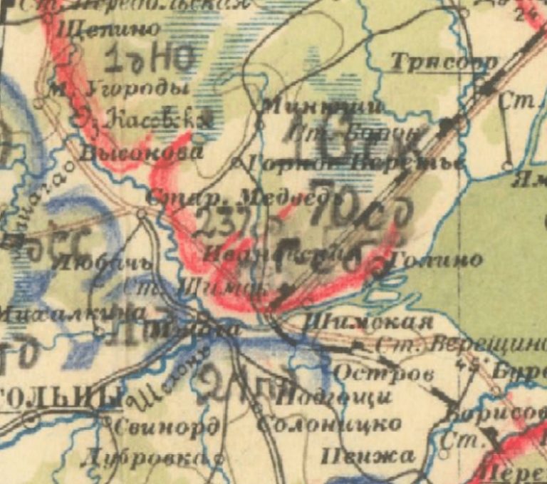 карта обстановки на 31 число