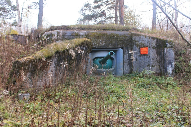 Один из ДОТов КаУР с ЗИФ-25