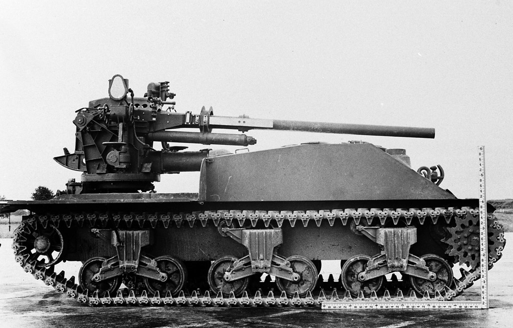 90 mm gun motor carriage T53, попытка сделать 90-мм самоходную зенитку