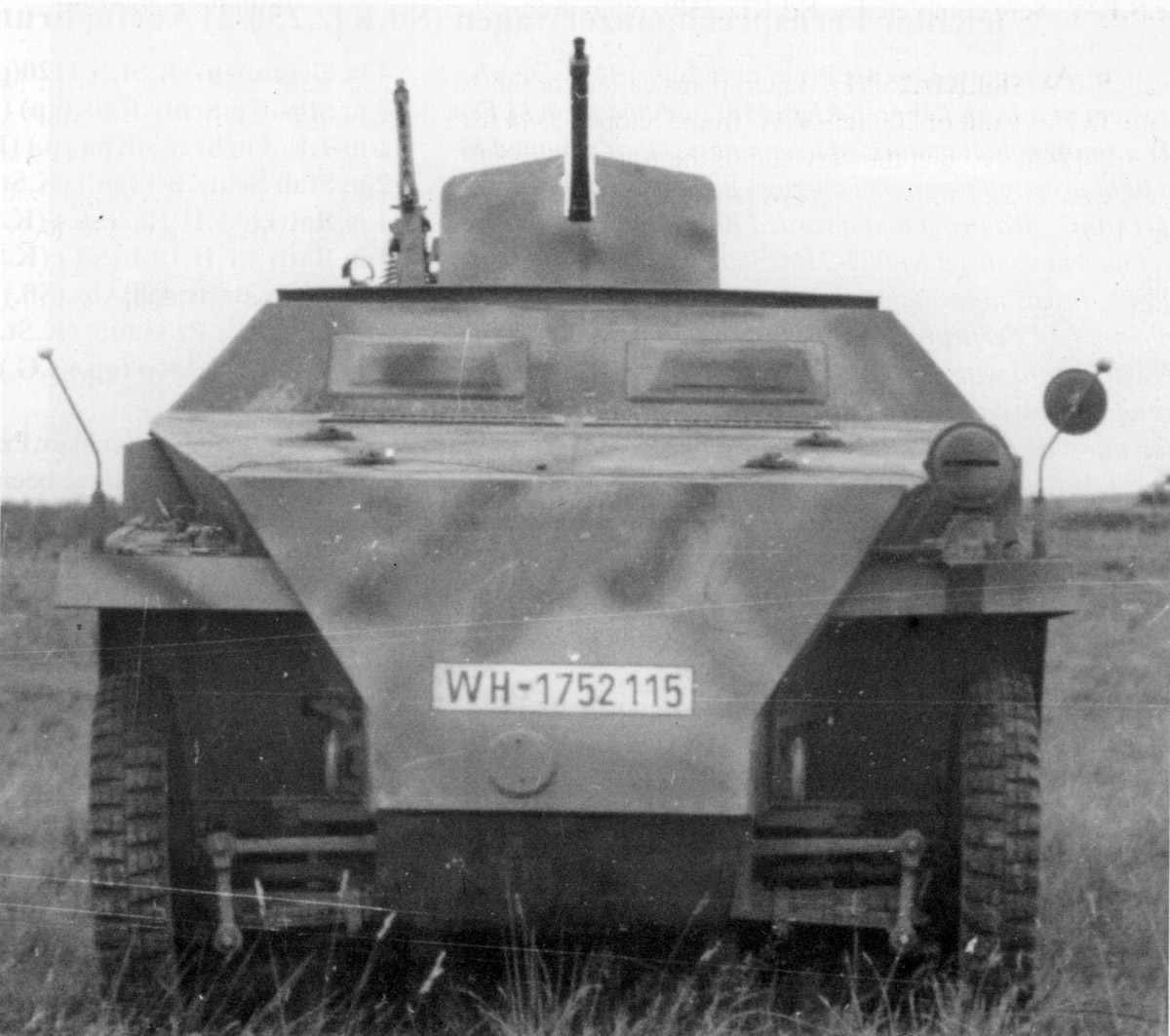 Sd.Kfz.250/1 Ausf.B, более технологичная версия машины