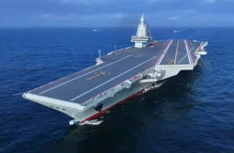 Компьютерная реконструкция будущего китайского авианосца Тип 004