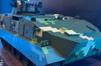 Перспективная украинская БМП Pegas, представленная ХКБМ на выставке MSPO 2026. Пока машина существует в виде макета