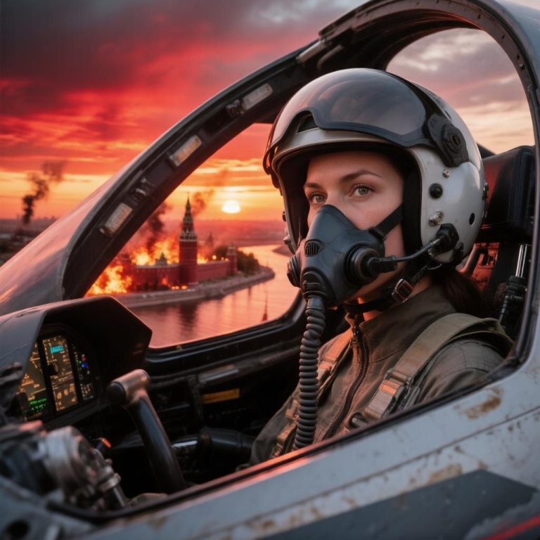 Анна Светлова над горящей Москвой