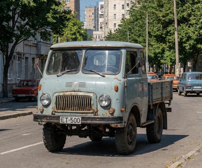Вероятно так бы мог выглядеть серийный ЭТ-500 (Творчество ИИ)
