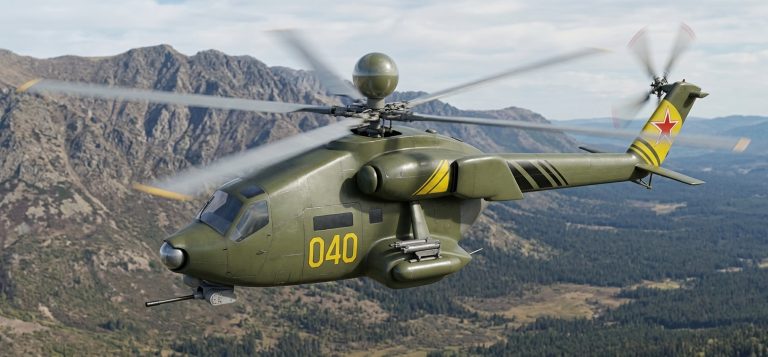 Ми-40 в полете