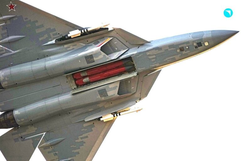 Внутренние отсеки для вооружений Су-57 