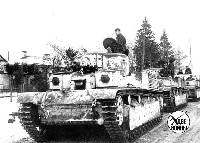 Т-28 движутся на Карельский перешеек