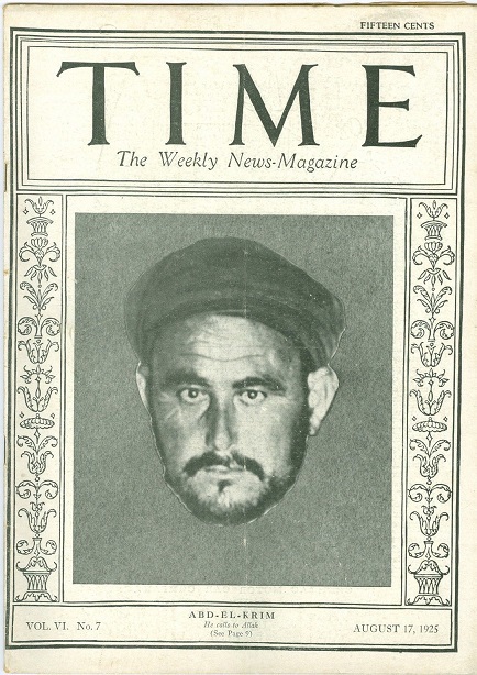 Портрет эль-Керима на обложке "Time", 17 августа 1925 года