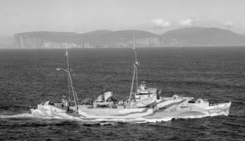 Другой вспомогательный крейсер ПВО — HMS Palomares — оперировал на Средиземном Море вместе с HMS Ulster Queen