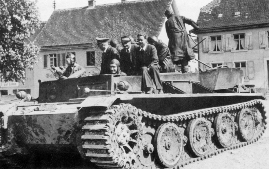 Шасси VK 36.01 на испытаниях