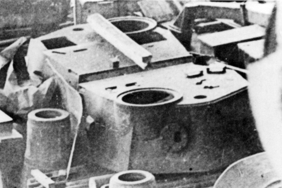 Так и оставшиеся на складе Krupp башни VK 36.01