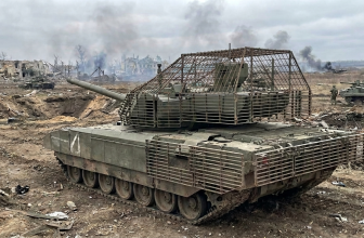 Вероятно так бы выглядела "Армата" если бы принимала участие в боевых действиях