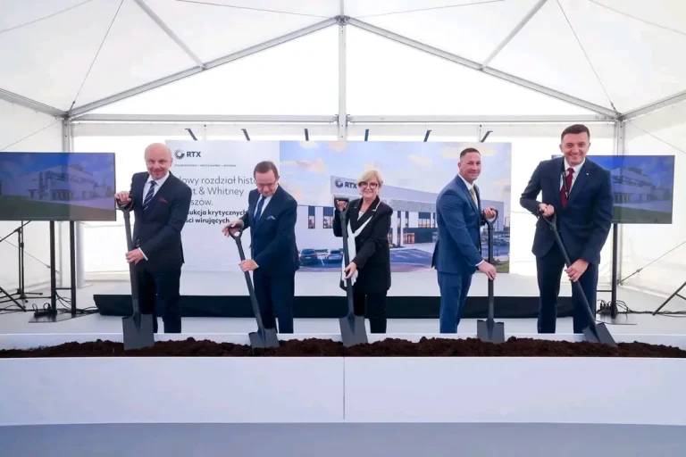 Церемония начала строительства предприятия Pratt & Whitney в Жешуве, 23 октября 2026 года. Источник: местная польская пресса.