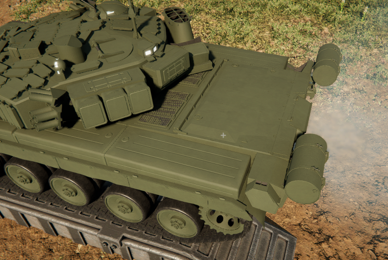 Моторное отделение Т-73