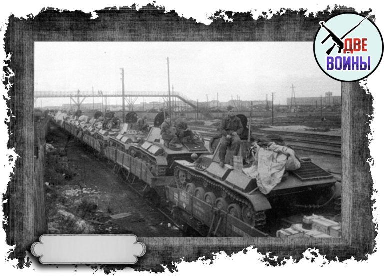 Т-70 едут на передовую