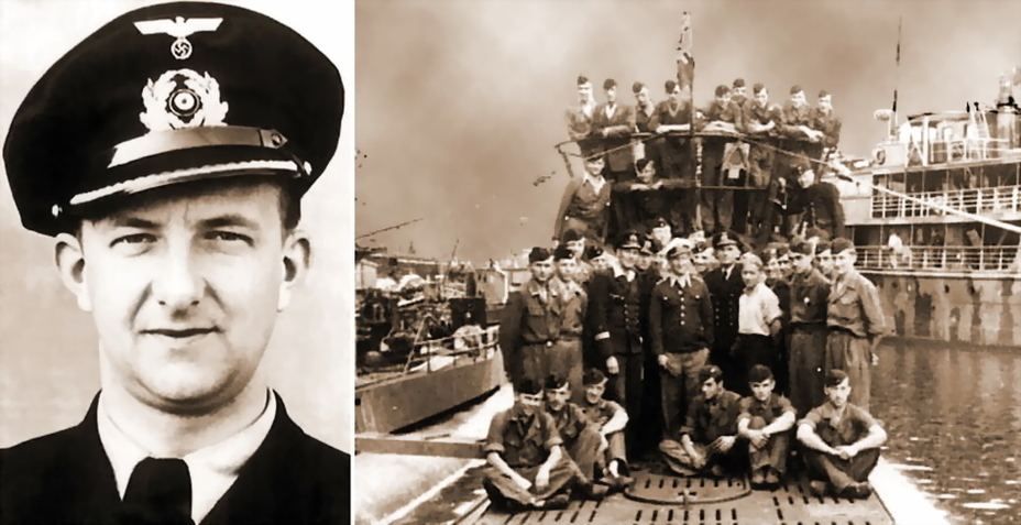 Капитан-лейтенант Йоахим Пройс и экипаж его лодки U 568. Хотя в итоге субмарина тоже пошла на дно, потопленная британскими эскортными кораблями в Средиземном море 28 мая 1942 года, весь её экипаж, включая командира, был выловлен из воды и провёл остаток войны в плену