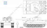 Зиновий Алексеев. T-VI-100: проект перевооружения трофейных Тигров.