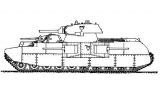 Тяжелый танк прорыва Т-39 «Богомол»