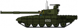 Т-14 «Армата» в пиксельной графике.