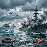 Будни Третьей Мировой. Американский эсминец пылает, иранский корвет идёт ко дну и ад в Персидском заливе. Хроника 5 марта 2026 года