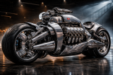 Мотоцикл с двигателем V10: зачем Dodge создал Tomahawk, который невозможно использовать