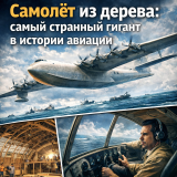 Самолёт из дерева: самый странный гигант в истории авиации