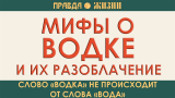 Мифы о водке и их разоблачение