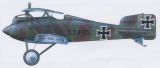 Опытный истребитель Friedrichshafen FF.46 (D.I). Германия