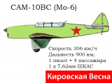 Кировская весна. Самолет связи САМ-10ВС