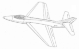 Проект ракетного перехватчика Saunders-Roe P.154. Великобритания