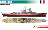 Призрак французского кораблестроения. Проект тяжёлого крейсера «Сент Луи»