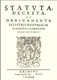 Старейшая действующая конституция в мире: Статуты Сан-Марино 1600 года
