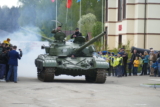 Юрий Пашолок. Первый отечественный основной танк на параде в маленьком деревенском музее